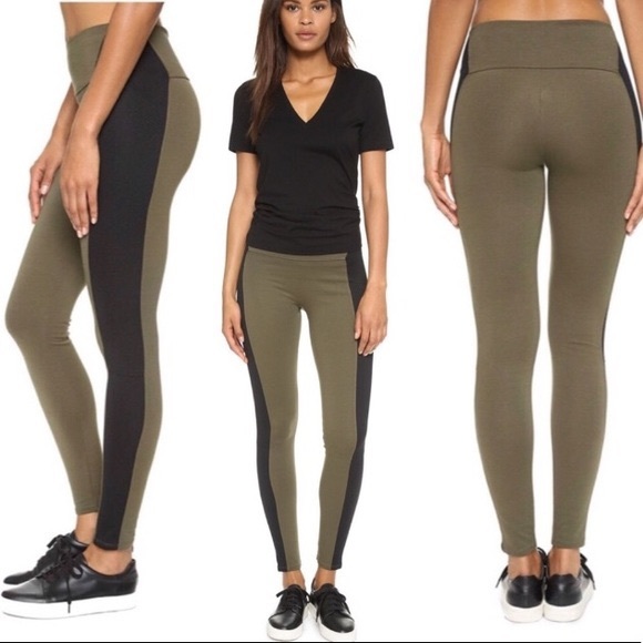 Spanx green & black leggings - Picture 5 of 5